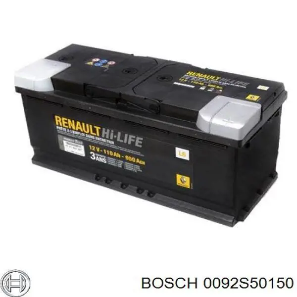 0092S50150 Bosch batería de arranque