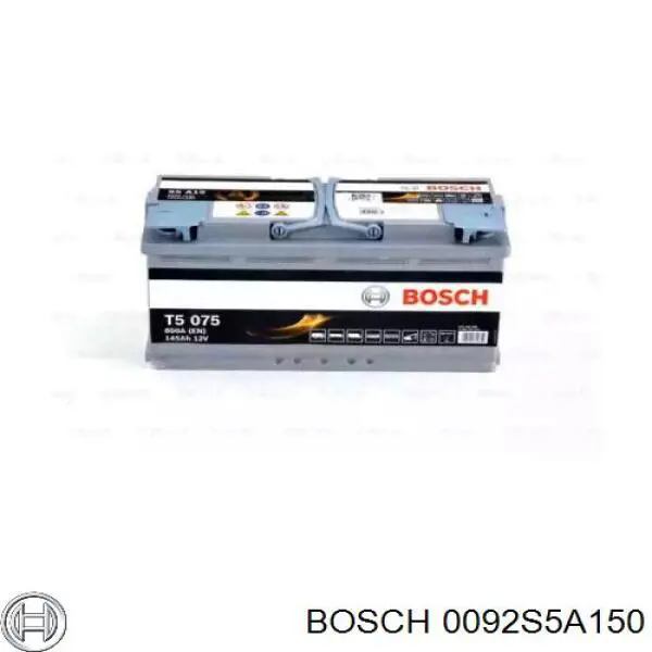 0092S5A150 Bosch batería de arranque