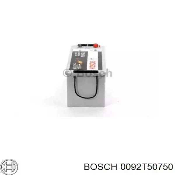 0092T50750 Bosch batería de arranque