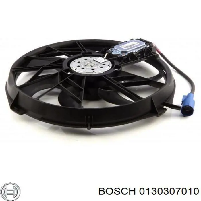 0130307010 Bosch ventilador (rodete +motor refrigeración del motor con electromotor completo)