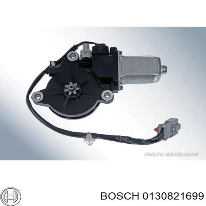 0130821699 Bosch motor eléctrico, elevalunas, puerta delantera izquierda