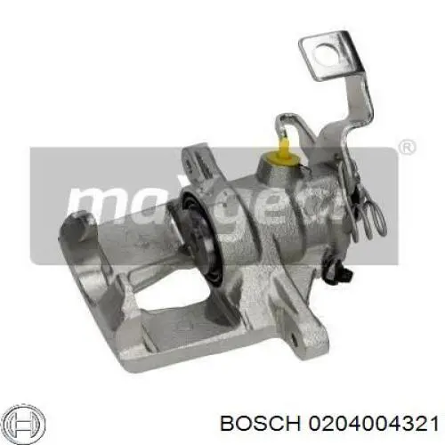 0204004321 Bosch pinza de freno trasero derecho