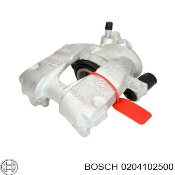 0204102500 Bosch pinza de freno delantera derecha