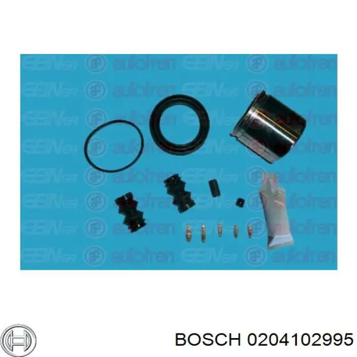 0204102995 Bosch pinza de freno delantera izquierda