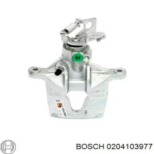 0204103977 Bosch pinza de freno trasera izquierda