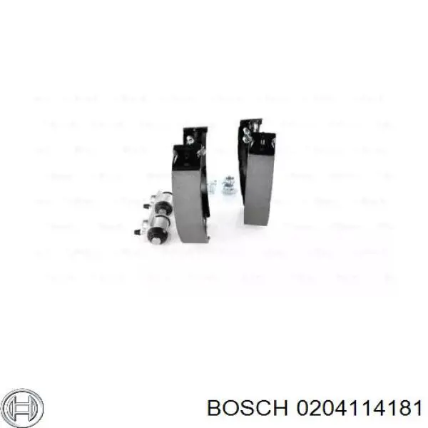 0 204 114 181 Bosch zapatas de frenos de tambor traseras