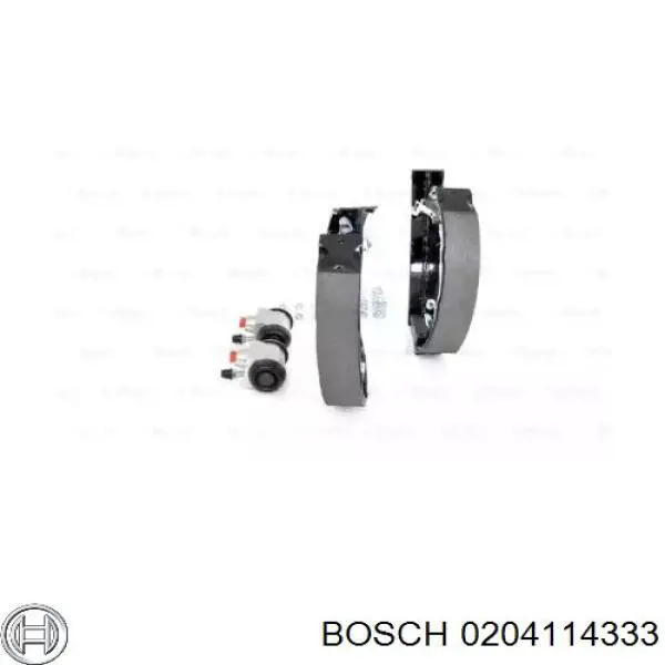 0 204 114 333 Bosch zapatas de frenos de tambor traseras