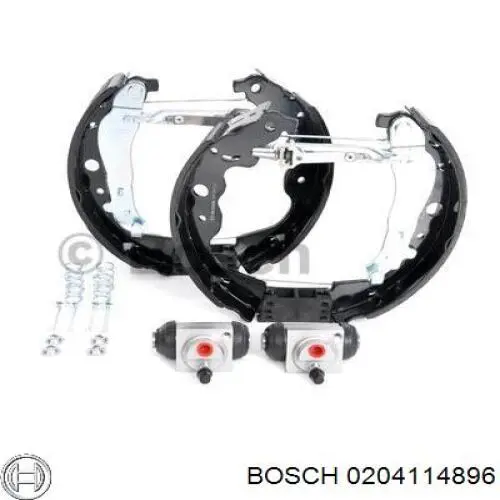 0204114896 Bosch zapatas de frenos de tambor traseras