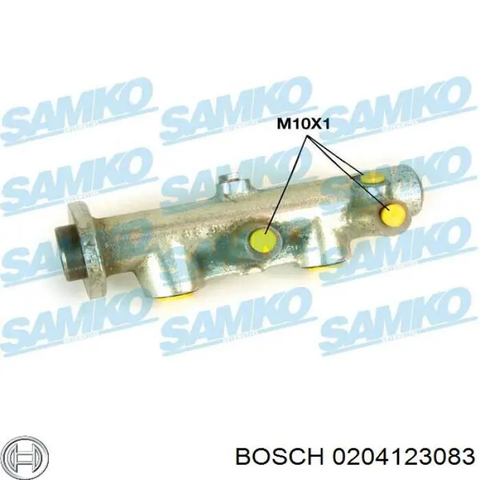 0204123083 Bosch cilindro principal de freno