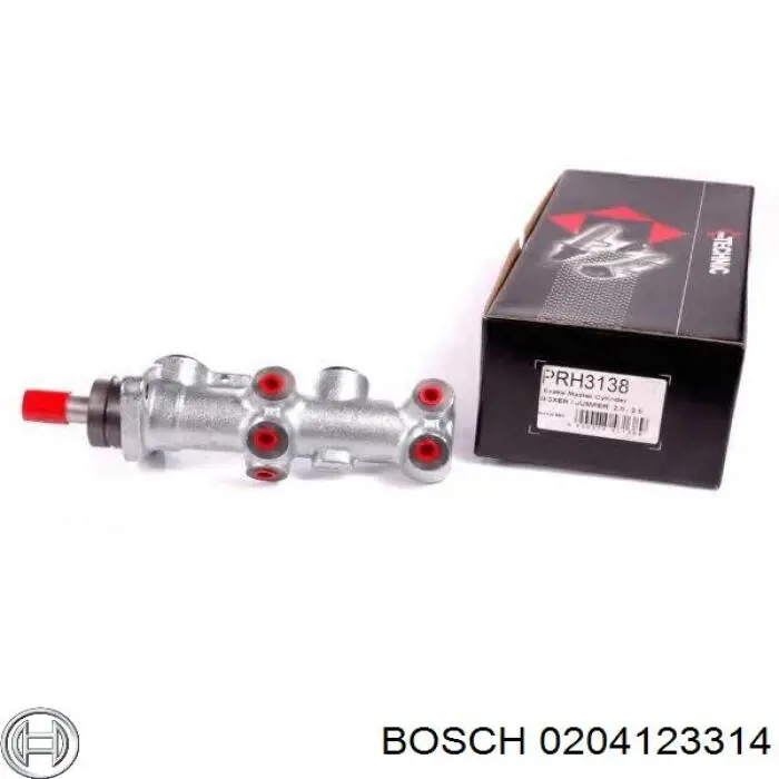 0204123314 Bosch cilindro principal de freno