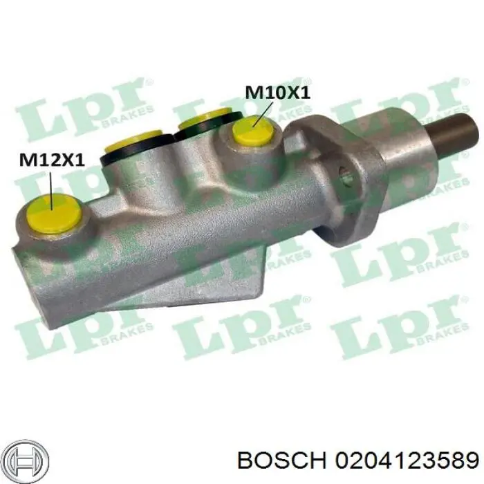 0204123589 Bosch cilindro principal de freno