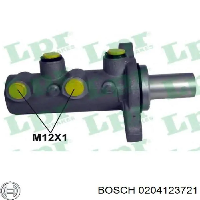 0 204 123 721 Bosch cilindro principal de freno