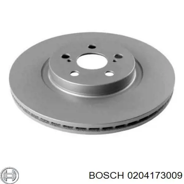 0204173009 Bosch freno de disco delantero