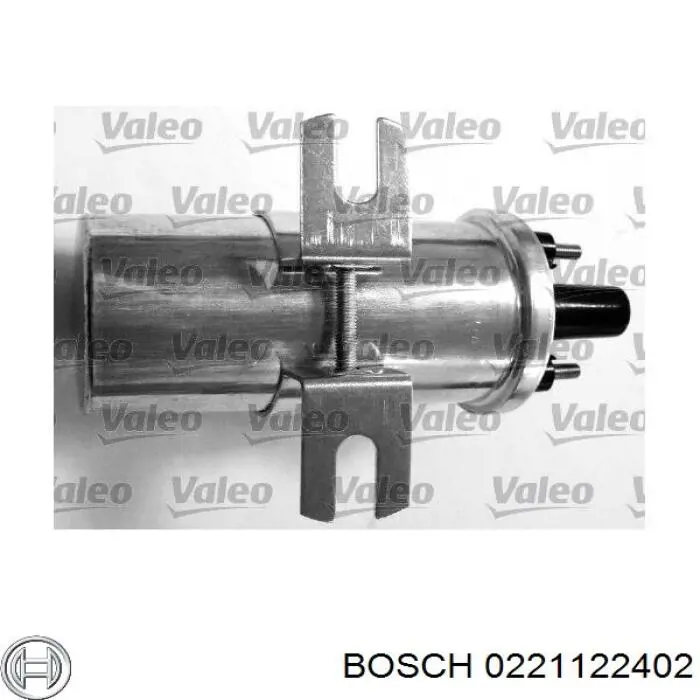 0221122402 Bosch bobina de encendido