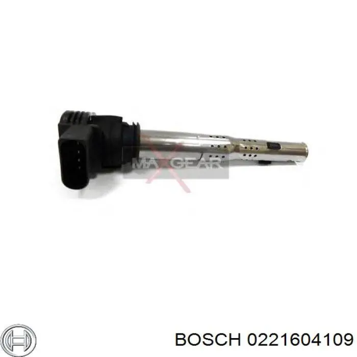 0221604109 Bosch bobina de encendido