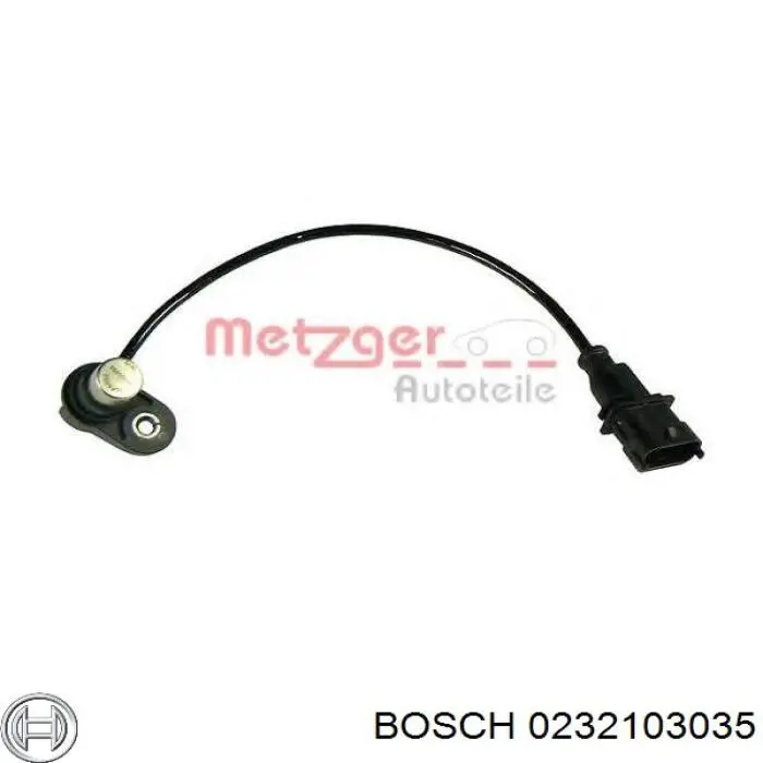 0232103035 Bosch sensor de posición del árbol de levas