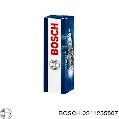 0 241 235 567 Bosch bujía de encendido