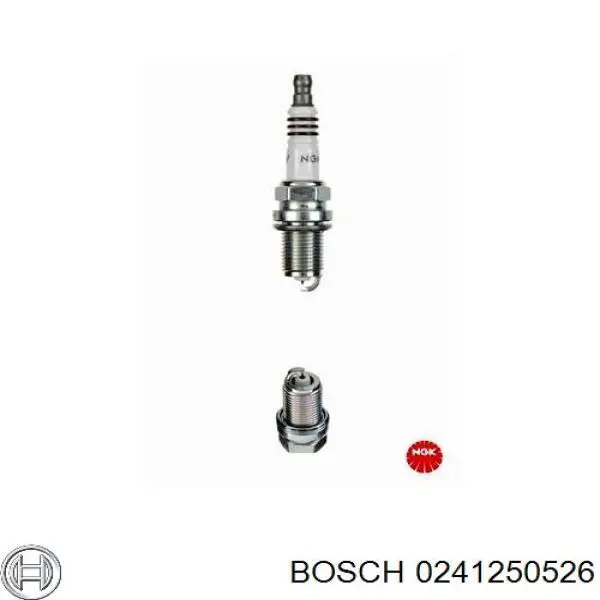 0241250526 Bosch bujía de encendido