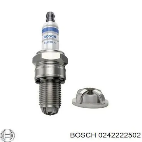 0242222502 Bosch bujía de encendido