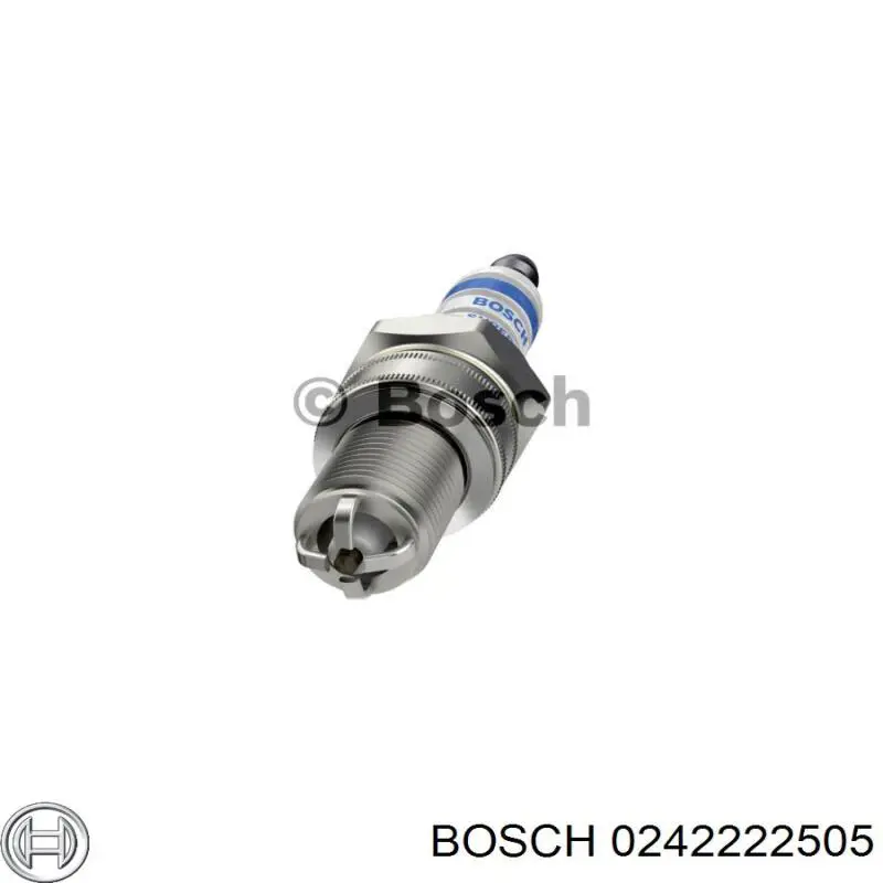 0 242 222 505 Bosch bujía de encendido