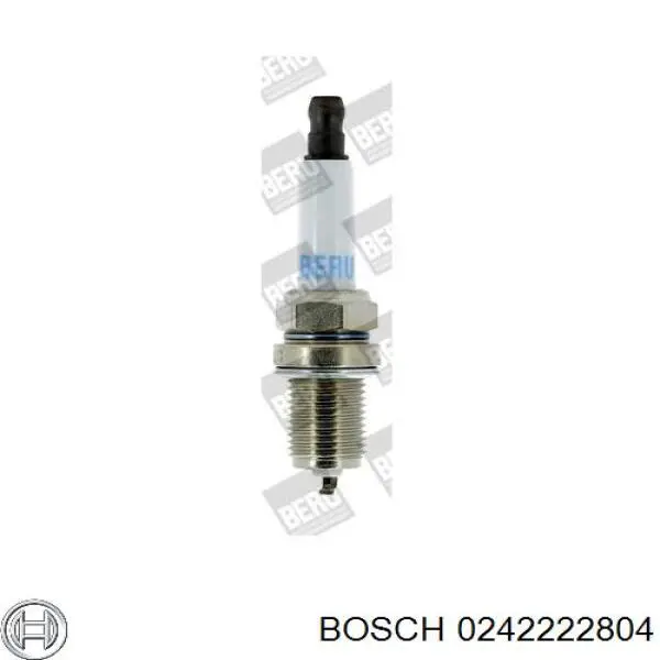 0242222804 Bosch bujía de encendido