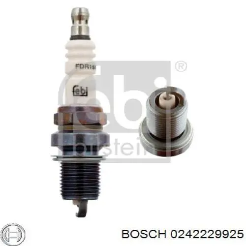 0242229925 Bosch bujía de encendido