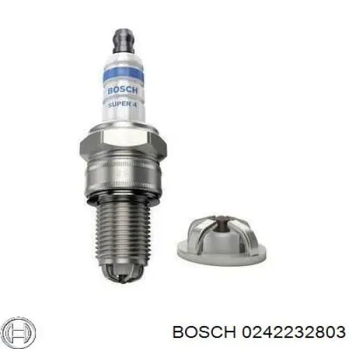 0242232803 Bosch bujía de encendido