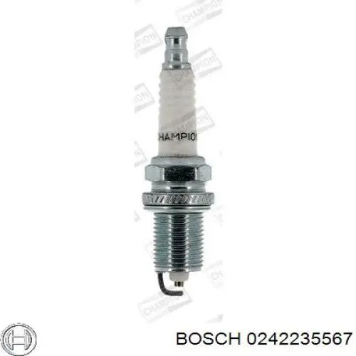 0242235567 Bosch bujía de encendido