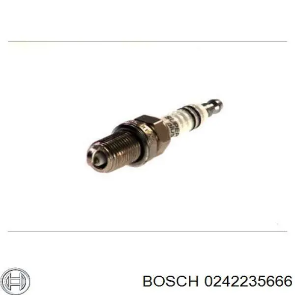 0 242 235 666 Bosch bujía de encendido