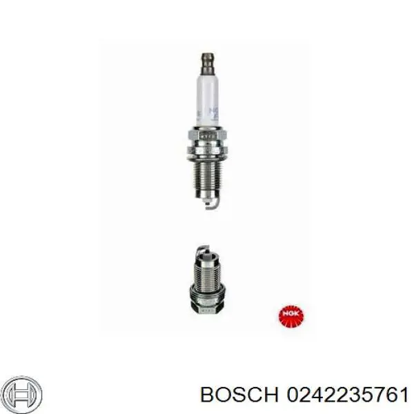 0242235761 Bosch bujía de encendido