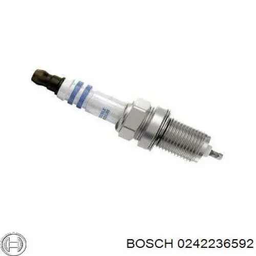 0 242 236 592 Bosch bujía de encendido