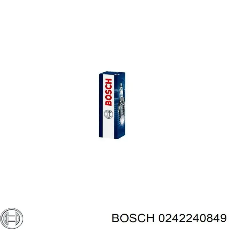 0242240849 Bosch bujía de encendido