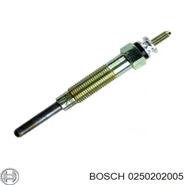 0250202005 Bosch bujía de incandescencia