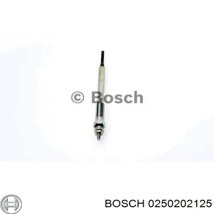 0 250 202 125 Bosch bujía de incandescencia