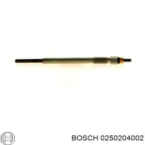 0 250 204 002 Bosch bujía de incandescencia