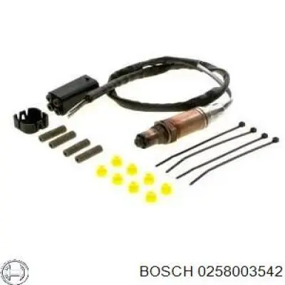 0 258 003 542 Bosch sonda lambda sensor de oxigeno para catalizador