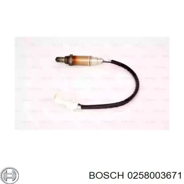 0258003671 Bosch sonda lambda sensor de oxigeno post catalizador