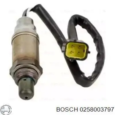 0258003797 Bosch sonda lambda sensor de oxigeno para catalizador