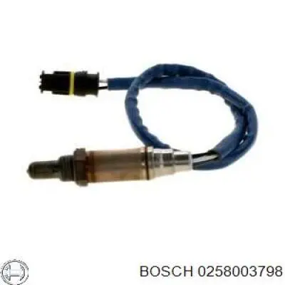 0 258 003 798 Bosch sonda lambda, sensor de oxígeno antes del catalizador derecho