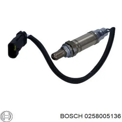 0258005136 Bosch sonda lambda sensor de oxigeno post catalizador