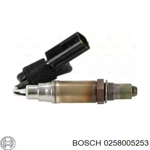 0258005253 Bosch sonda lambda sensor de oxigeno para catalizador