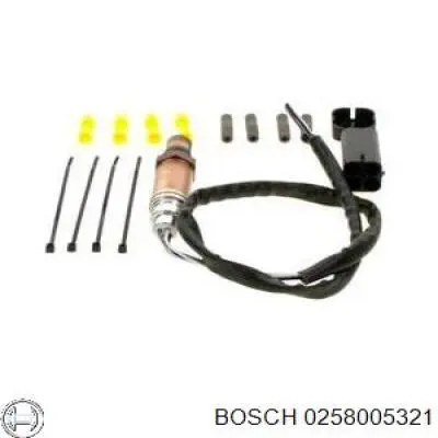 0258005321 Bosch sonda lambda sensor de oxigeno post catalizador