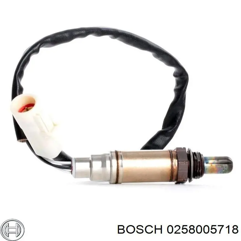 0 258 005 718 Bosch sonda lambda, sensor de oxígeno despues del catalizador derecho