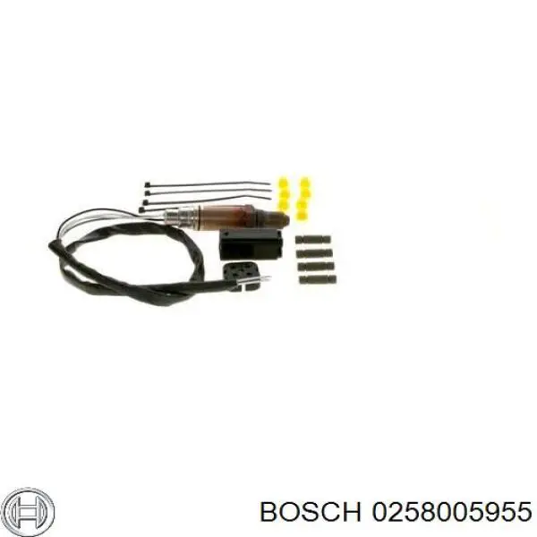 0258005955 Bosch sonda lambda sensor de oxigeno para catalizador