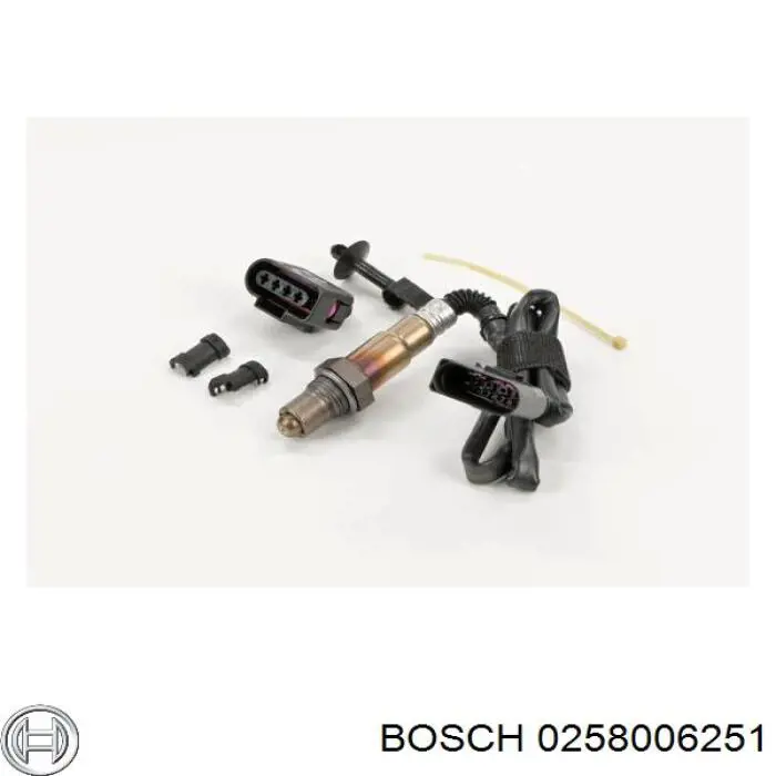 0258006251 Bosch sonda lambda sensor de oxigeno para catalizador