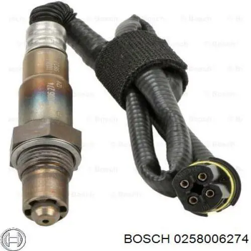 0 258 006 274 Bosch sonda lambda, sensor de oxígeno antes del catalizador derecho