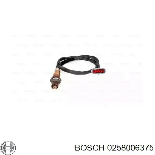 0258006375 Bosch sonda lambda sensor de oxigeno para catalizador