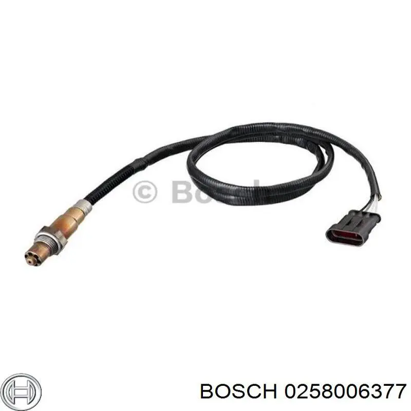 0258006377 Bosch sonda lambda sensor de oxigeno post catalizador