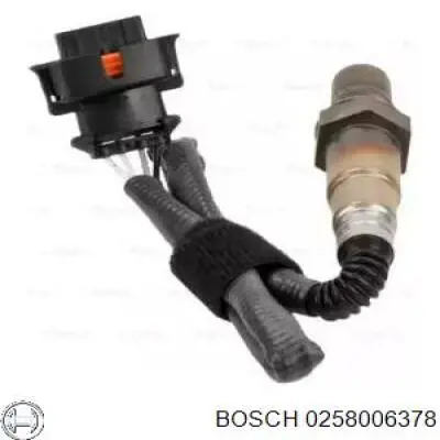 0258006378 Bosch sonda lambda sensor de oxigeno post catalizador