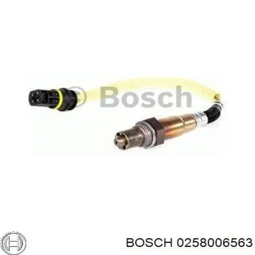 0258006563 Bosch sonda lambda sensor de oxigeno para catalizador